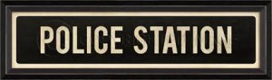 police station sign
